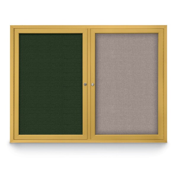 Corkboard, Burgundy/Bronze, 72" X 36"